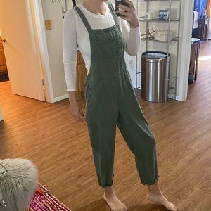 Green overalls